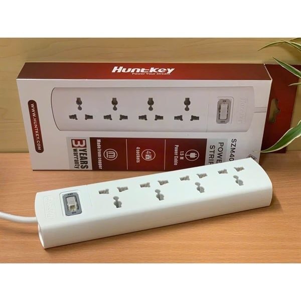 Ổ cắm Hunkey SZM401 4 lổ cắm