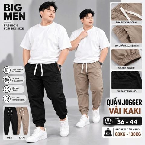Quần jogger kaki co giãn (Mẫu 1)