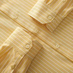 BIG MEN- Áo sơ mi tay dài vải oxford phối sọc màu pastel thời trang bigsize nam 95-135kg
