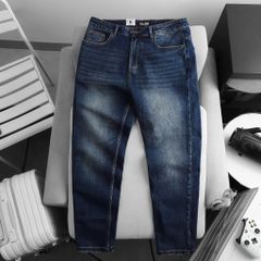 BIG MEN- Quần jean dài tông xanh form ống đứng thời trang bigsize nam80- 130kg_mã 04+05