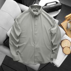 BIG MEN- Áo sơ mi tay dài vải kate mỹ màu thời trang công sở bigsize nam 80- 130kg
