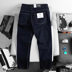 BIG MEN- Quần jean dài tông xanh mực form ống đứng thời trang bigsize nam80- 130kg_ mã 06