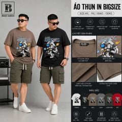 BIG MEN- Áo thun cotton in hinh Galatic thời trang bigsize nam 85- 145kg