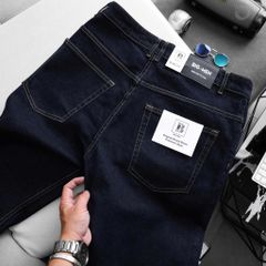 BIG MEN- Quần jean dài tông xanh mực form ống đứng thời trang bigsize nam80- 130kg_ mã 06