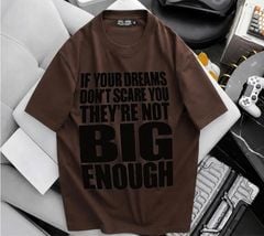 BIG MEN- Áo thun cotton in họa tiết chữ BIG ENOUGH thời trang bigsize nam 85- 145kg