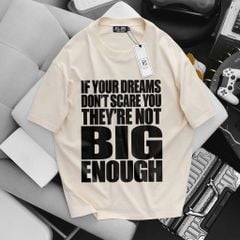 BIG MEN- Áo thun cotton in họa tiết chữ BIG ENOUGH thời trang bigsize nam 85- 145kg