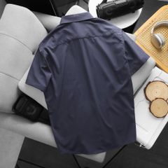 BIG MEN- Áo sơ mi tay ngắn vải kate mỹ màu thời trang công sở bigsize nam 80- 130kg