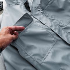 BIG MEN- Áo khoác dù bomber phối 2 túi cổ trụ cá tính thời trang bigsize nam< 130 kg