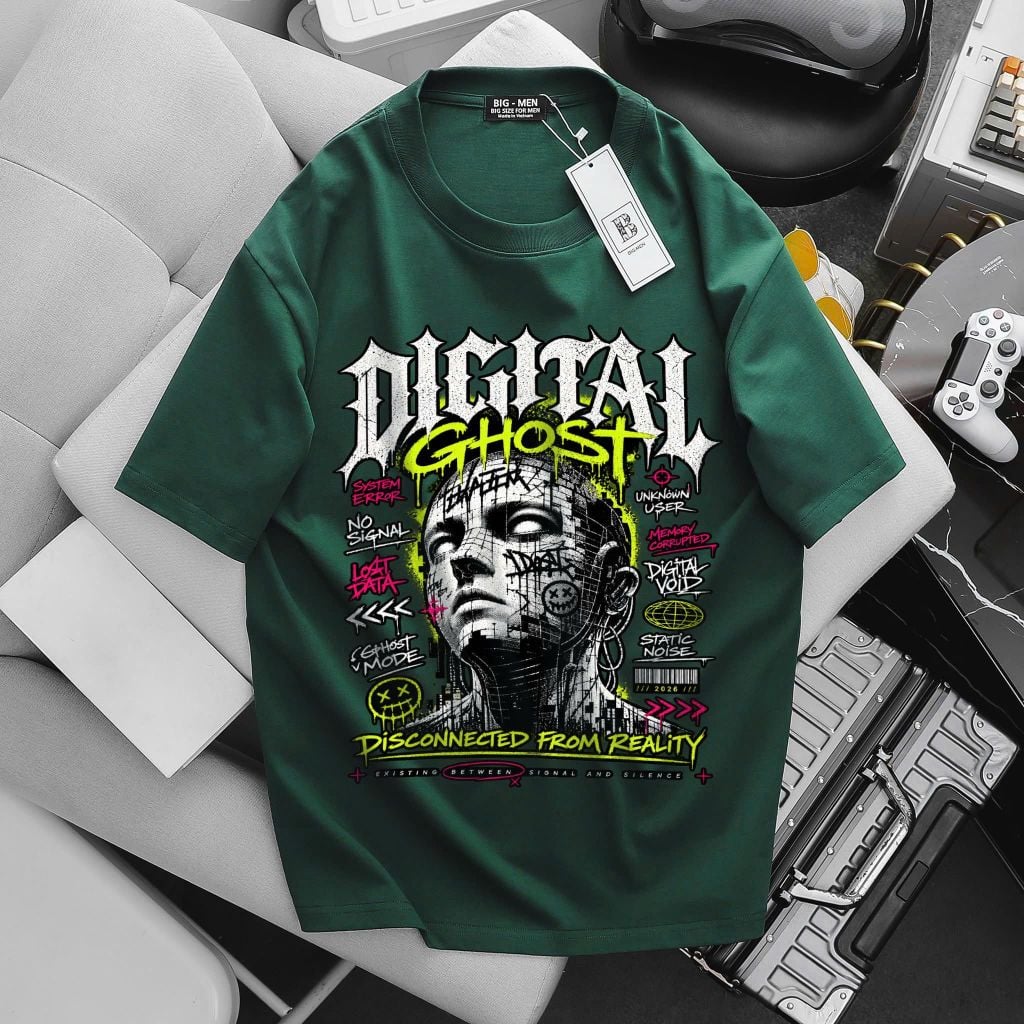BIG MEN- Áo thun cotton in họa tiết DIGITAL thời trang bigsize nam 85- 145kg