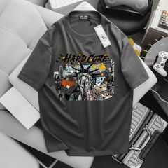 BIG MEN- Áo thun cotton in hinh Nữ Thần Hard Core thời trang bigsize nam 85- 145kg