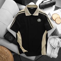 BIG MEN- Áo thun polo phối thân thêu huy hiệu thời trang bigsize nam 80- 130kg
