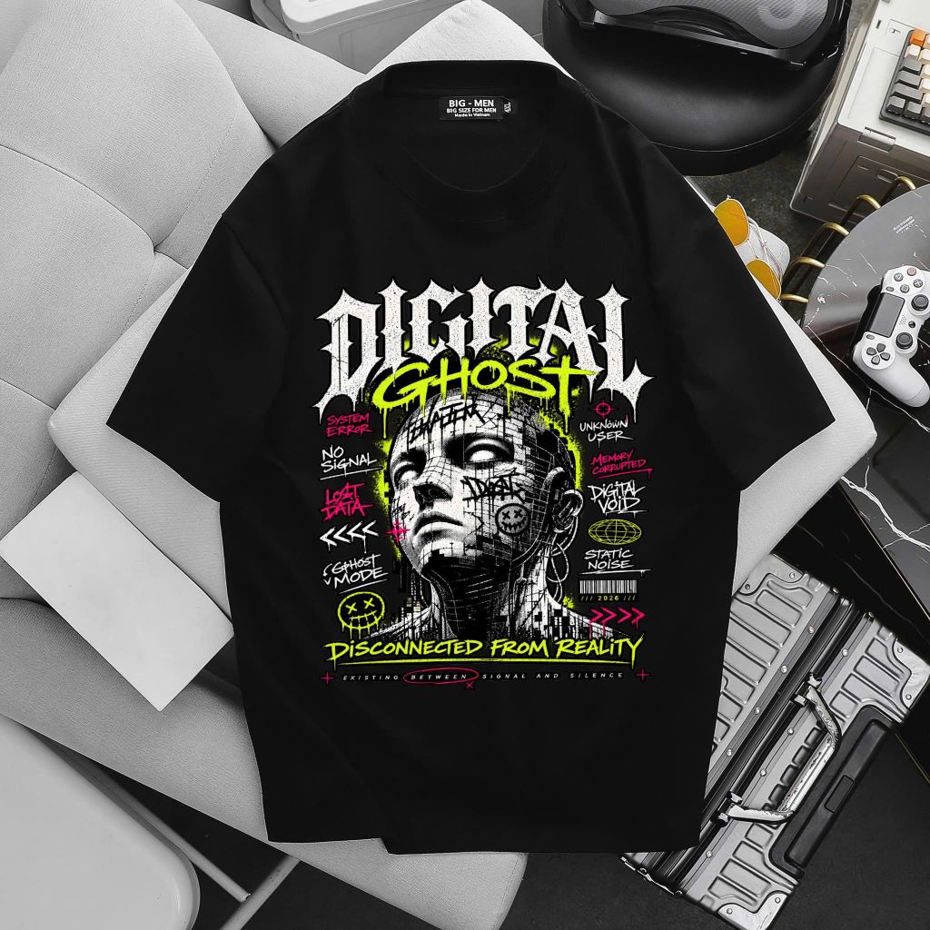 BIG MEN- Áo thun cotton in họa tiết DIGITAL thời trang bigsize nam 85- 145kg