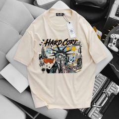 BIG MEN- Áo thun cotton in hinh Nữ Thần Hard Core thời trang bigsize nam 85- 145kg