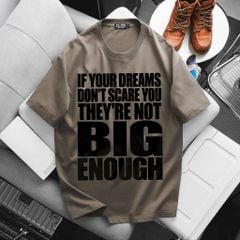 BIG MEN- Áo thun cotton in họa tiết chữ BIG ENOUGH thời trang bigsize nam 85- 145kg