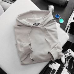 BIG MEN- Áo khoác hoodie màu be chất vải nỉ cua thời trang bigsize nam 90- 135kg
