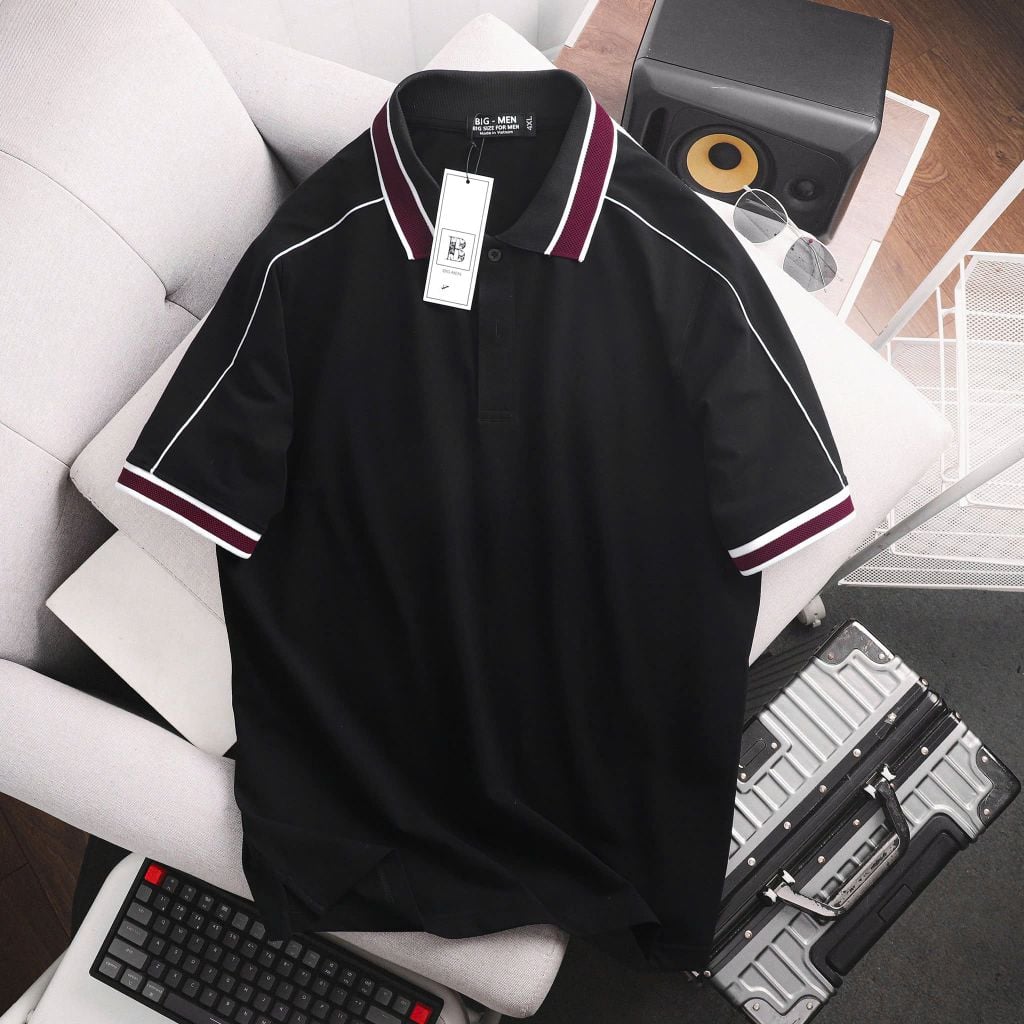 SALE 199K _ Áo thun polo phối nhiều mẫu bigsize nam <135kg