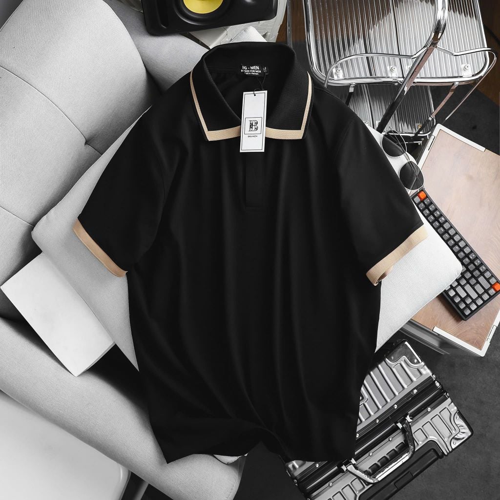 SALE 199K _ Áo thun polo phối nhiều mẫu bigsize nam <135kg