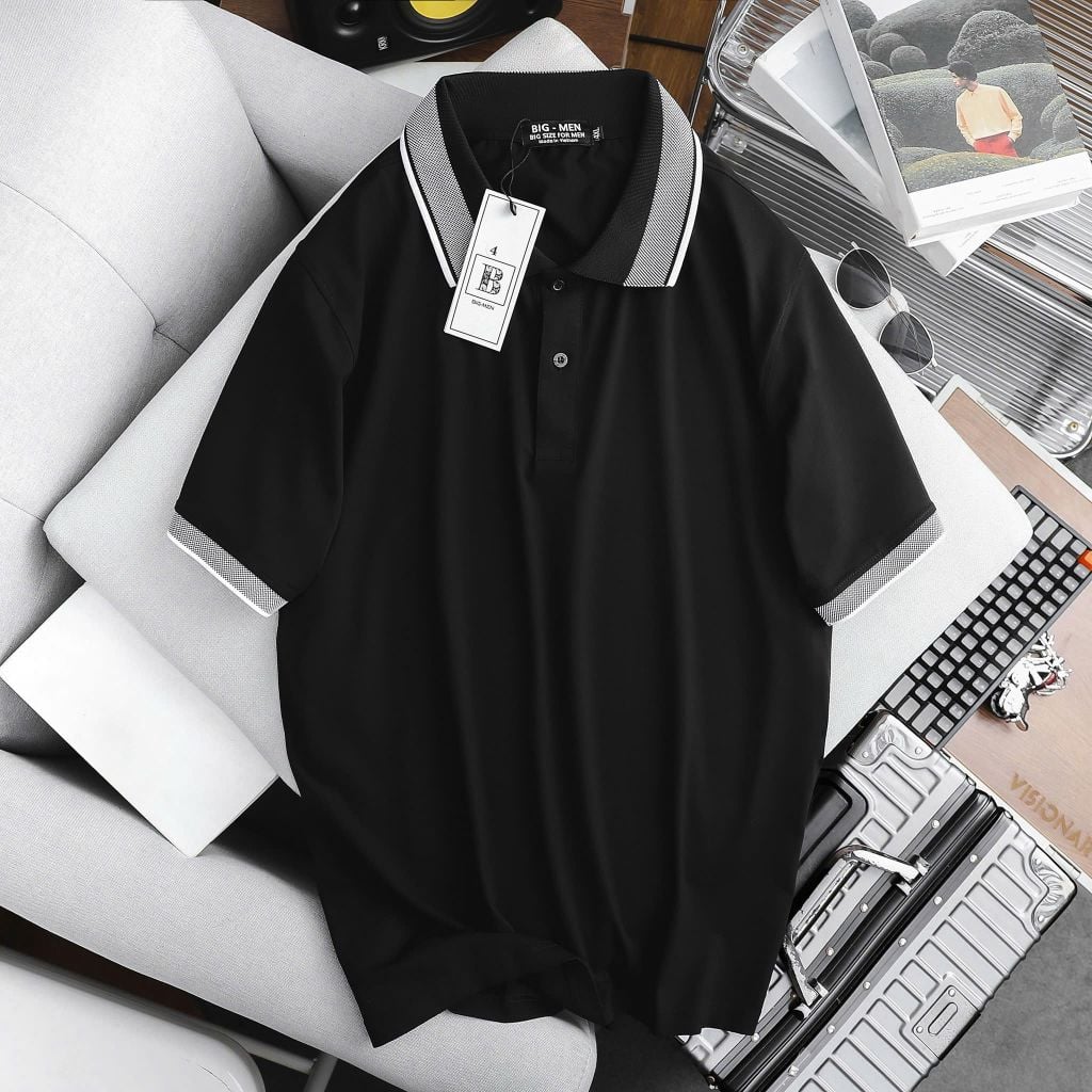 SALE 199K _ Áo thun polo phối nhiều mẫu bigsize nam <135kg
