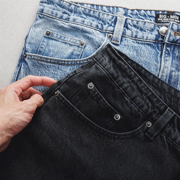 Quần jean dài wash co giãn bigsize nam 85-130kg - Mã 422 421