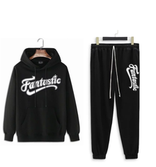 [bigsize] Set bộ quần áo thu đông, hoodie, quần nỉ dài, thời trang bigsize nam cỡ đại < 140kg - in chữ Fantastic