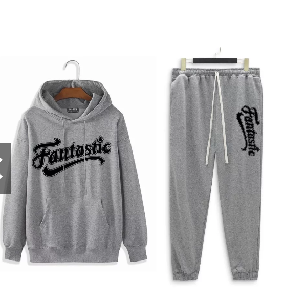 [bigsize] Set bộ quần áo thu đông, hoodie, quần nỉ dài, thời trang bigsize nam cỡ đại < 140kg - in chữ Fantastic