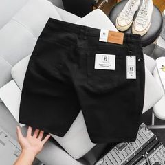 SALE 199K_ Quần short jean big size nam màu đen 80-130kg