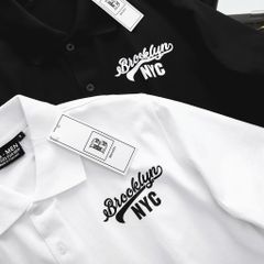 [Bigmen.Bigsizemen] Áo polo chất cotton phong cách Vintage in NYC 1982 bigsize nam< 145 kg