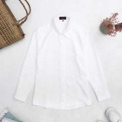 [ Big size nữ 55- 87 kg] Áo sơ mi tay dài bigsize nữ chiết eo thời trang công sở Hardcore