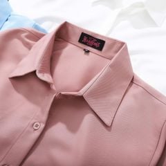 [ Big size nữ 55- 87 kg] Áo sơ mi tay ngắn bigsize nữ chiết eo thời trang công sở Hardcore