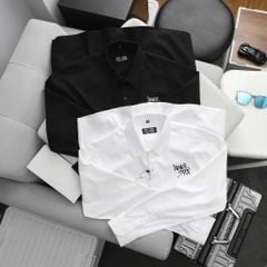 [ Big Size 70- 140 kg] Áo sơ mi tay dài bigsize nam in chữ Never Stop thời trang Big Men