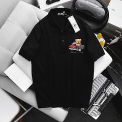 [ Big Size 85- 135 kg] Áo thun polo bigsize nam in họa tiết Gấu King thời trang Big Men