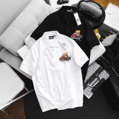 [ Big Size 85- 135 kg] Áo thun polo bigsize nam in họa tiết Gấu King thời trang Big Men