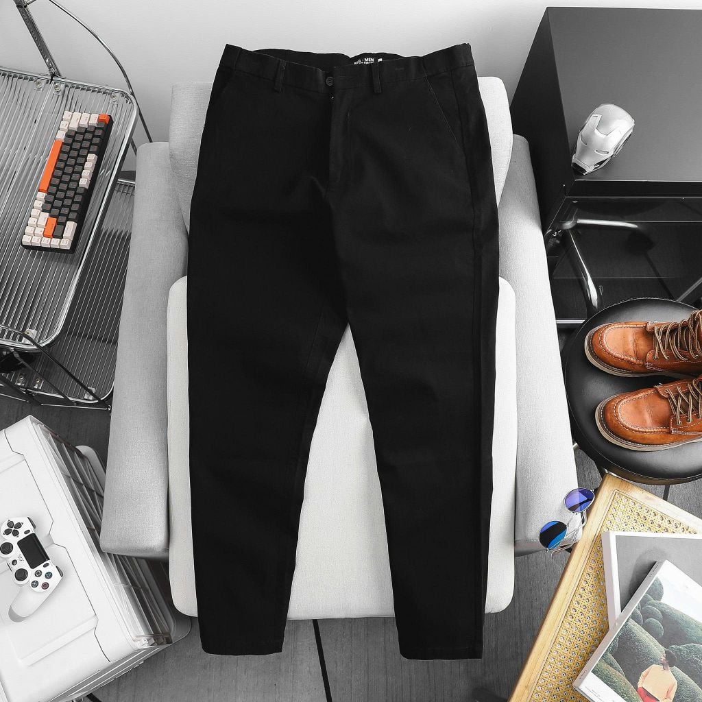 Quần kaki dài bigsize có đai chun thời trang Big Men 80-130 kg - KKLT2