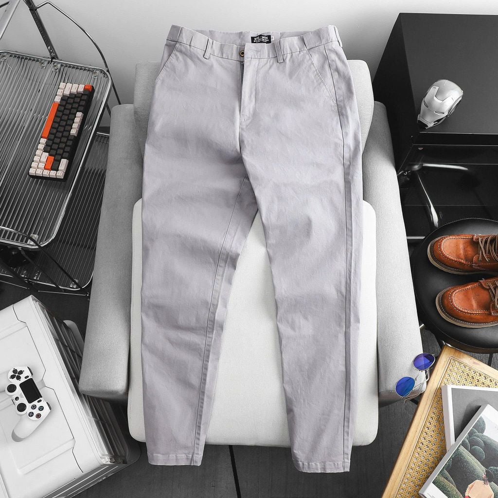 Quần kaki dài bigsize có đai chun thời trang Big Men 80-130 kg - KKLT2