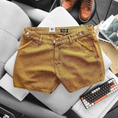 Quần short jean bigsize nam màu bò thời trang Big Men_ mã 466