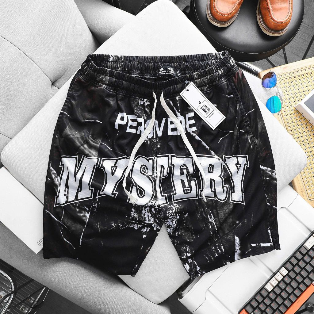 [ Big Size 85- 135 kg] Set bộ quần áo bigsize nam vải mè thoáng mát họa tiết My Stery thời trang Big Men