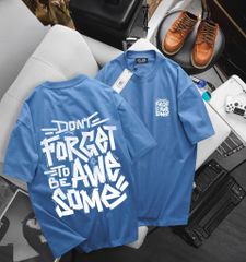 [ Big Size 60- 135 kg] Áo thun cotton bigsize nam in họa tiết 2 mặt Forget thời trang Big Men