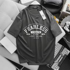 [ Big Size 60- 135 kg] Áo thun cotton bigsize nam in họa tiết Strength thời trang Big Men