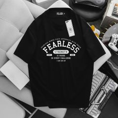 [ Big Size 60- 135 kg] Áo thun cotton bigsize nam in họa tiết Strength thời trang Big Men