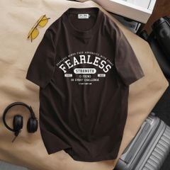 [ Big Size 60- 135 kg] Áo thun cotton bigsize nam in họa tiết Strength thời trang Big Men