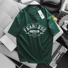 [ Big Size 60- 135 kg] Áo thun cotton bigsize nam in họa tiết Strength thời trang Big Men