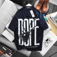 [ Big Size 85-135 kg] Áo thun cotton bigsize nam màu xanh đen in thời trang Big Men