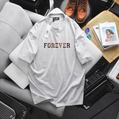 [ Big Size 85- 135 kg] Áo thun cotton bigsize nam in chữ Forever thời trang Big Men