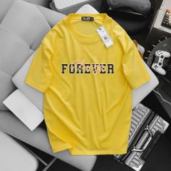 [ Big Size 85- 135 kg] Áo thun cotton bigsize nam in chữ Forever thời trang Big Men