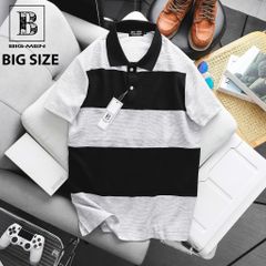 [ Big Size 85- 135 kg] Áo thun polo bigsize nam vải tổ ong phối 2 thân thời trang Big Men