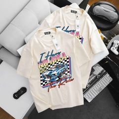 [ Big Size 85- 135 kg] Áo thun cotton bigsize nam in xe No Idea thời trang Big Men