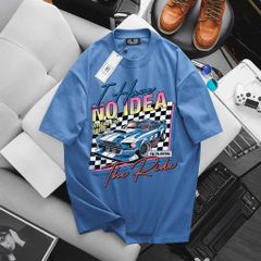 [ Big Size 85- 135 kg] Áo thun cotton bigsize nam in xe No Idea thời trang Big Men