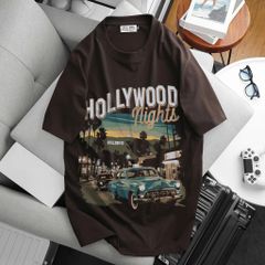[ Big Size 55- 135 kg] Áo thun cotton bigsize nam in Hollywood thời trang Big Men