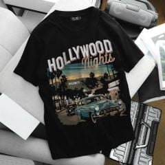 [ Big Size 55- 135 kg] Áo thun cotton bigsize nam in Hollywood thời trang Big Men