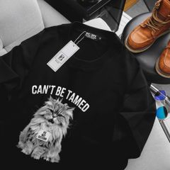 [ Big Size 55- 135 kg] Áo thun cotton bigsize nam in mèo Can't Be thời trang Big Men